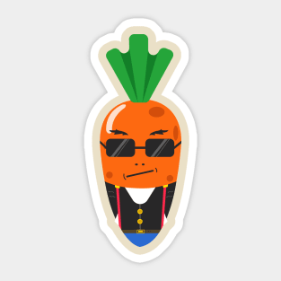 Carrot Cool Sticker